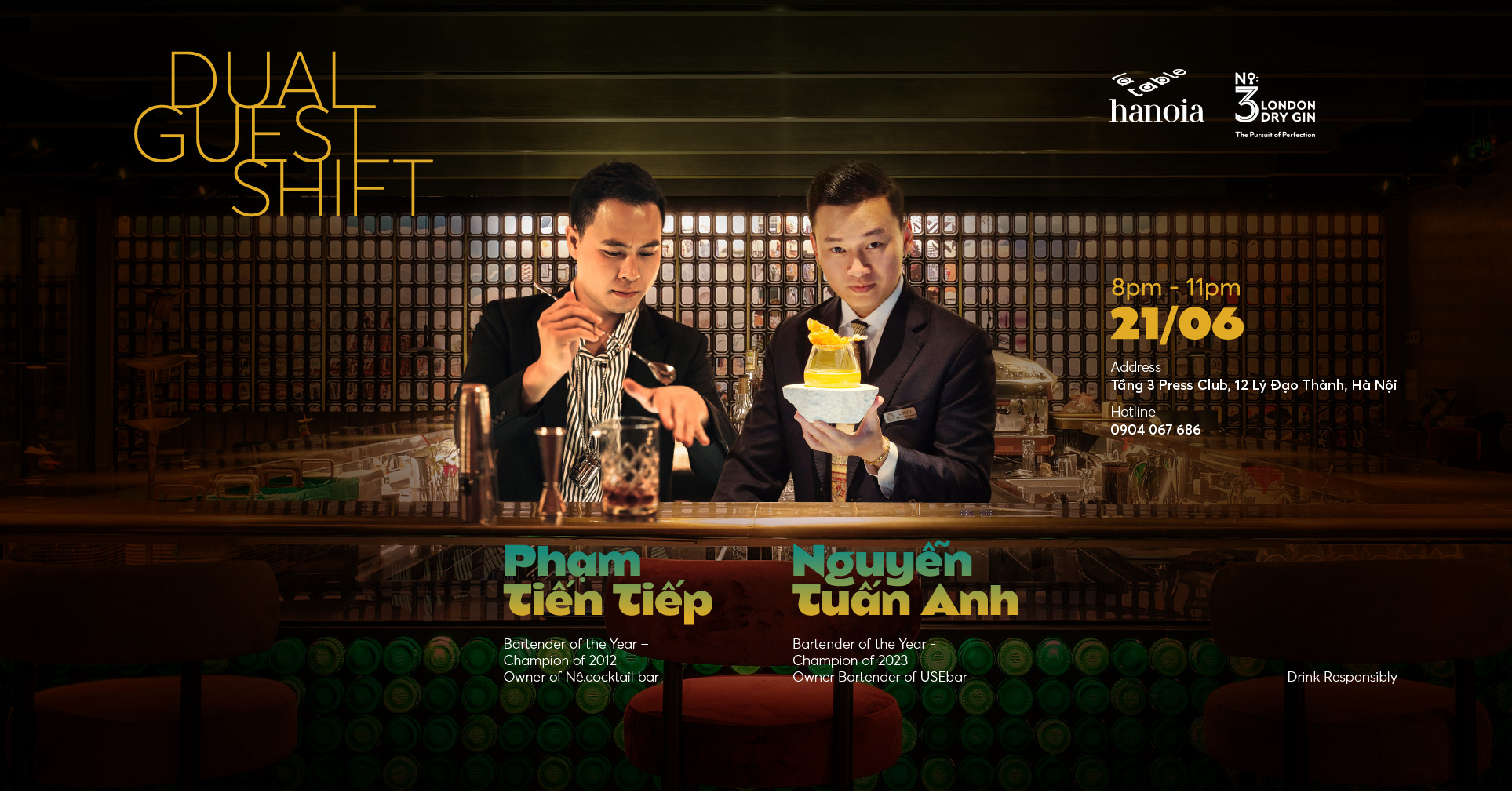 Dual Guestshift at La Table Hanoia: Pham Tien Tiep & Nguyen Tuan Anh | 21.6.2024